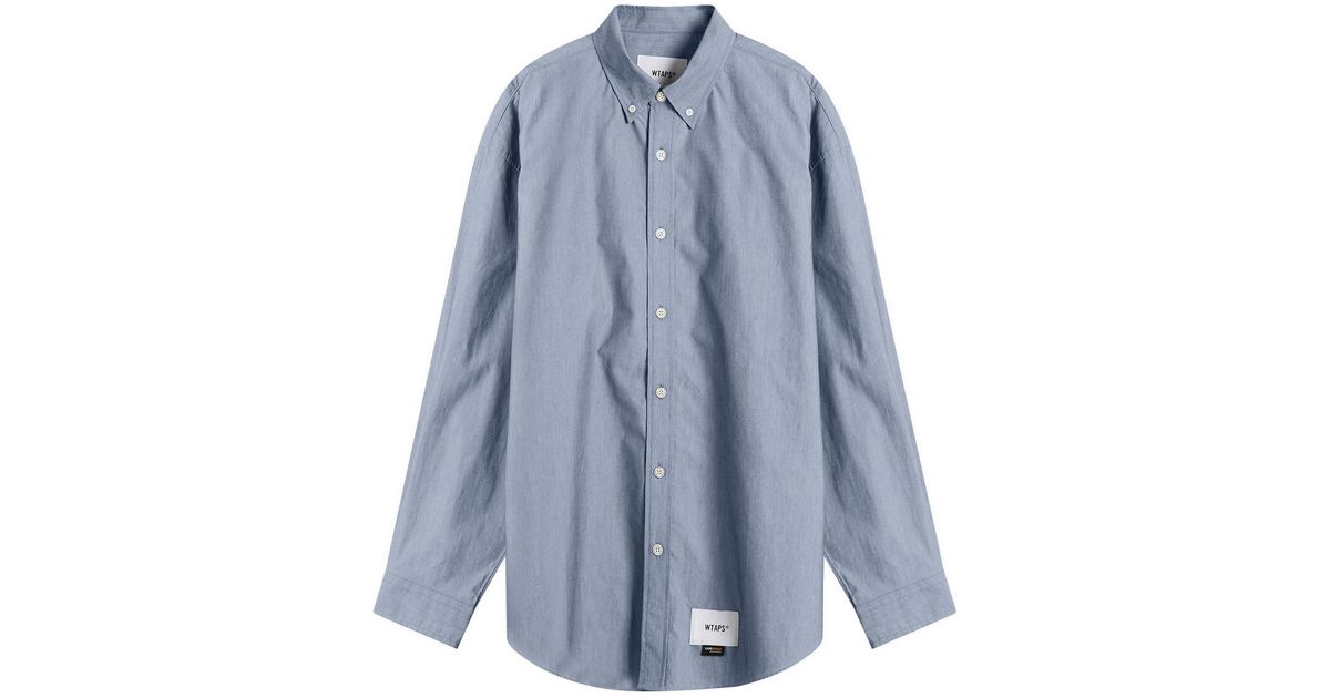 WTAPS Bd 04 Cordura Oxford Shirt in Blue for Men | Lyst Canada