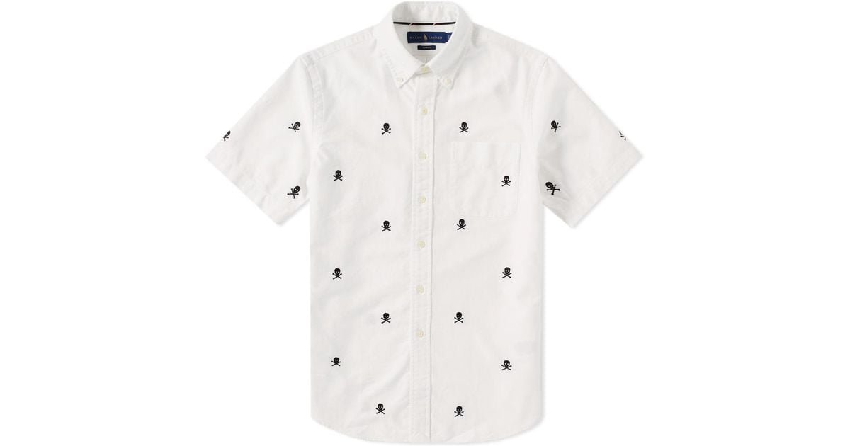 ralph lauren skull and crossbones shirt