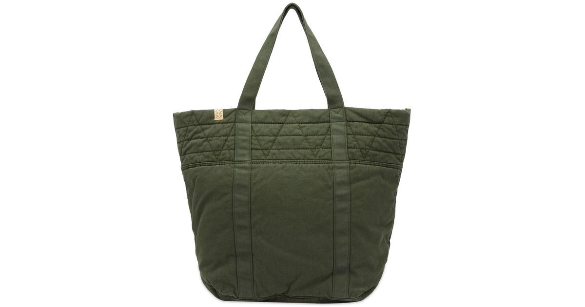Visvim Medium N.A.P Tote Bag in Green for Men | Lyst