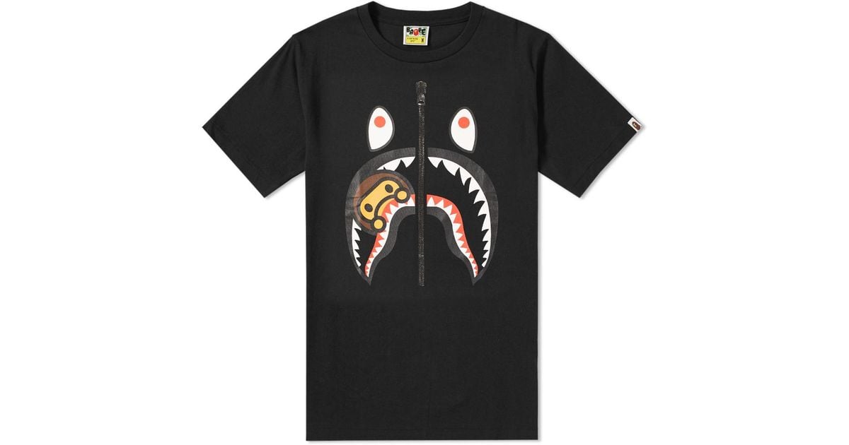 bape milo shark tee