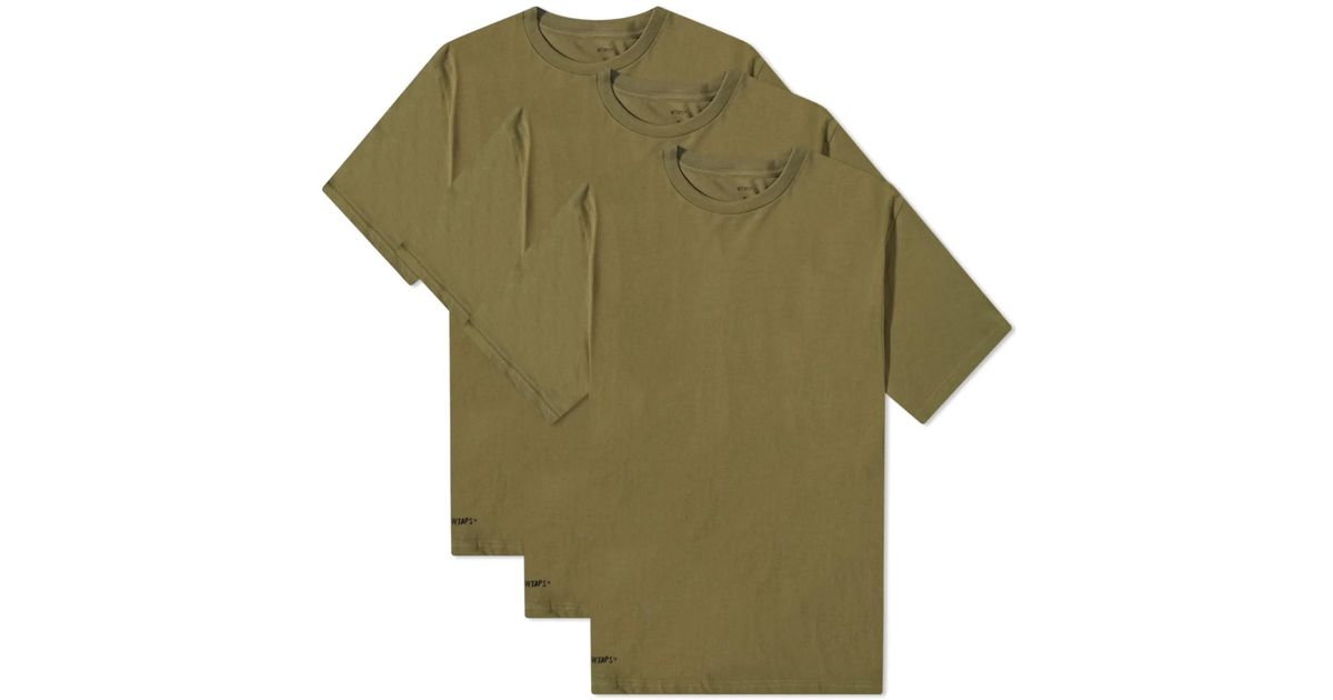 WTAPS 01 Skivvies T-shirt in Green for Men | Lyst
