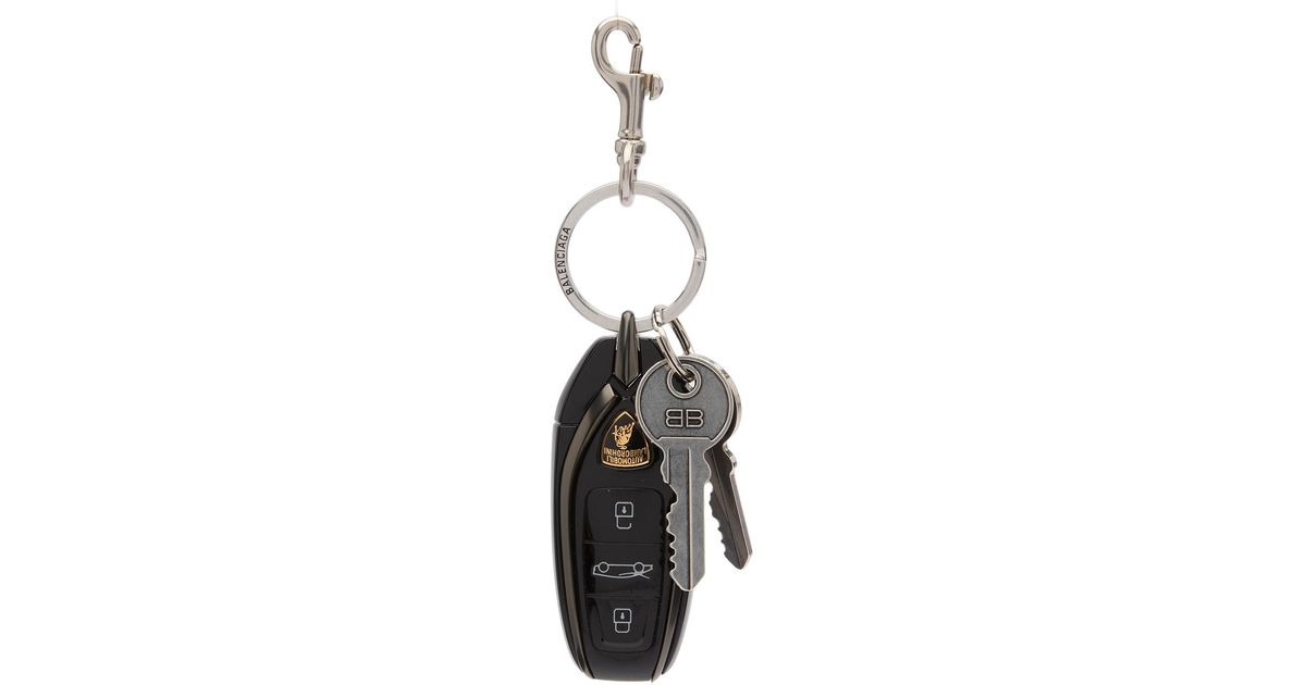 Balenciaga Lamborghini Key Keychain in Black for Men | Lyst UK