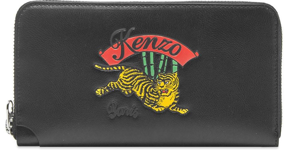 kenzo jumping tiger wallet