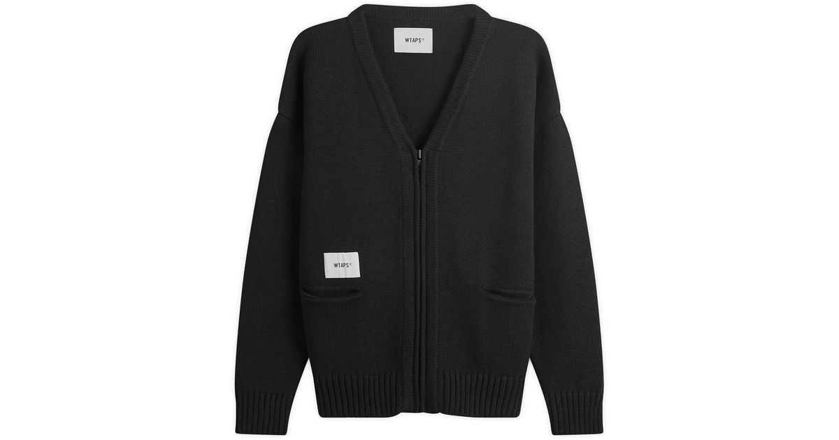 WTAPS Palmer Zip Cardigan in Black for Men | Lyst UK