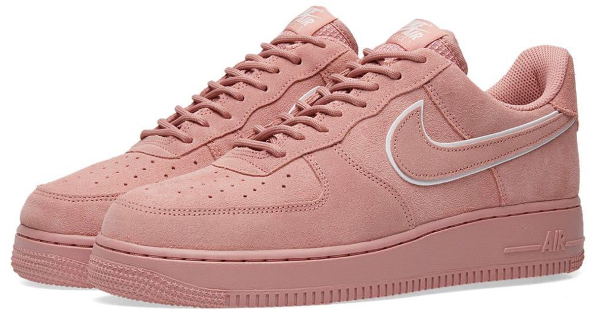 nike air force 1 07 lv8 suede pink