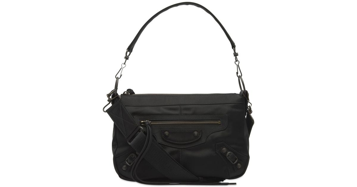 Balenciaga Le City Moto Nylon Bag in Black for Men | Lyst UK