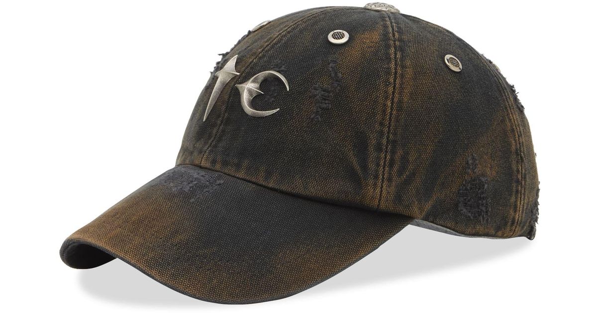 THUG CLUB Faded Cap in Black for Men | Lyst UK