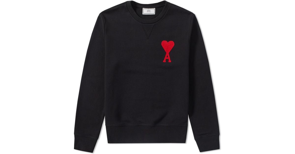 ami black sweatshirt