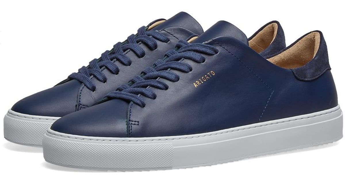 Axel Arigato Leather Clean 90 Sneaker in Blue for Men - Lyst