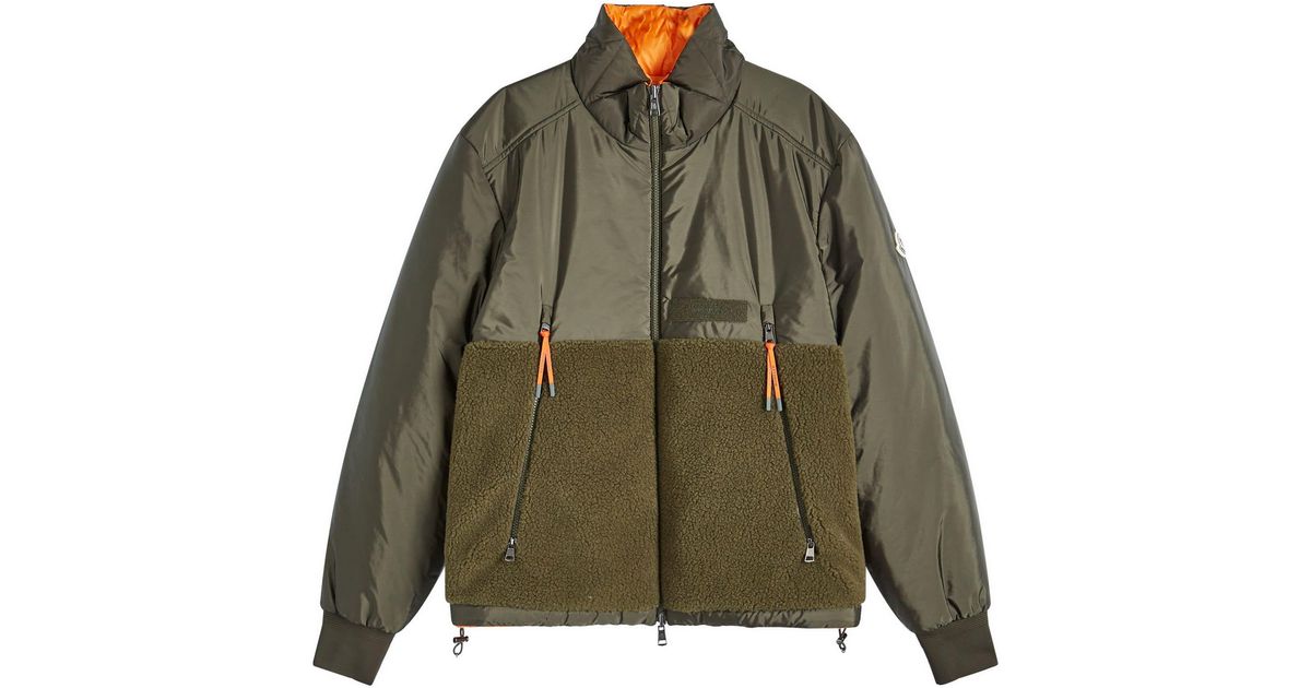 Moncler Vallorch Reversible Nylon Jacket in Green for Men | Lyst UK