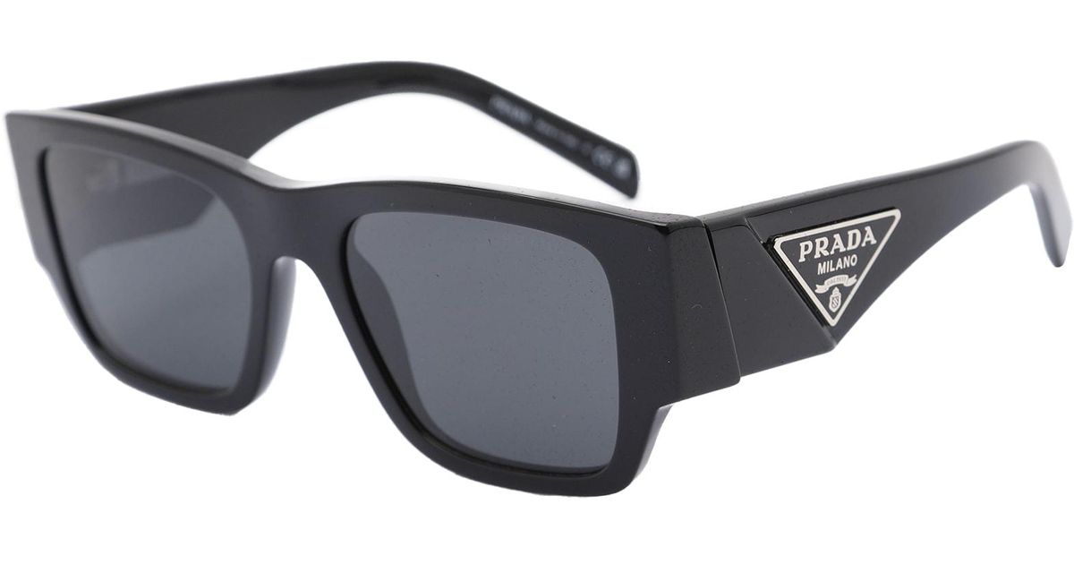 Prada Pr 10zs Sunglasses in Gray for Men Lyst