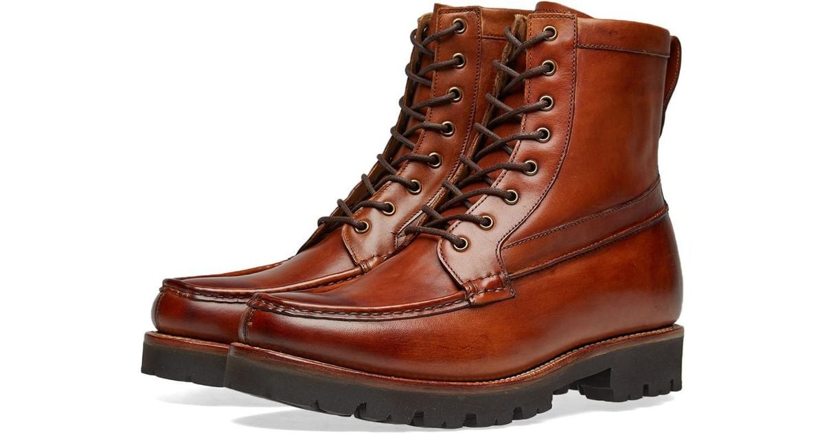 Grenson Leather Gulliver Boot in Brown 