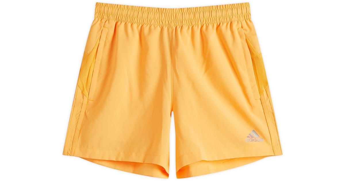 adidas Climacool Training Shorts in Yellow for Men Lyst UK