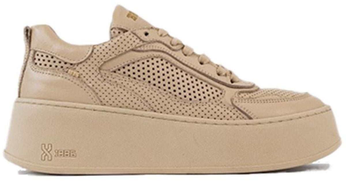 Bronx Bumpp In Camel Chunky Sneakers in Natural | Lyst