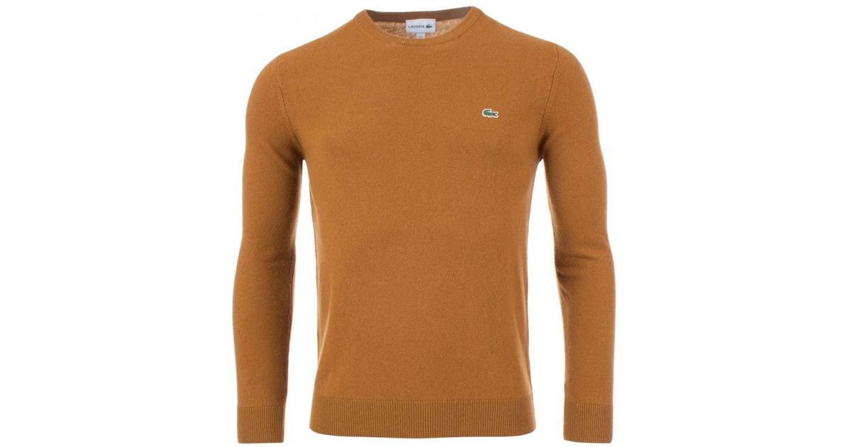 lacoste lambswool jumper