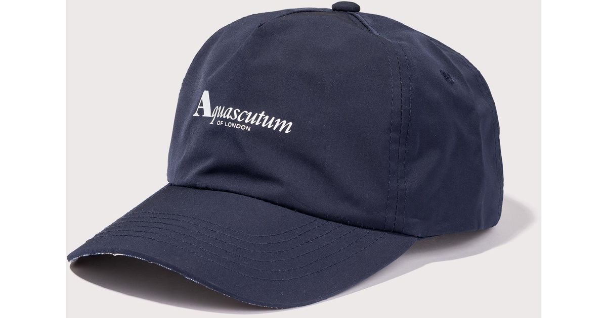 Aquascutum Active Cap in Blue for Men Lyst UK