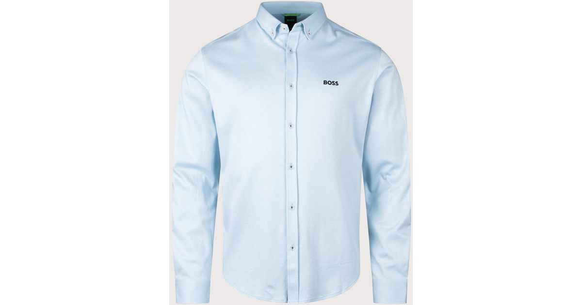 BOSS B Motion Shirt in Blue for Men | Lyst UK