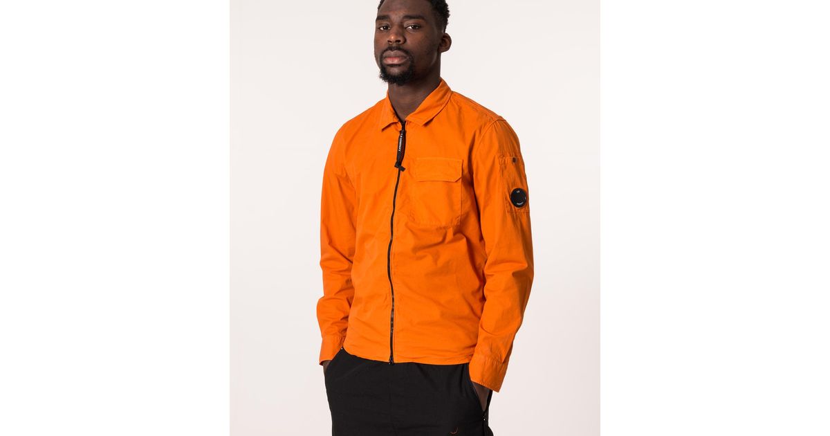 Orange stone top island overshirt