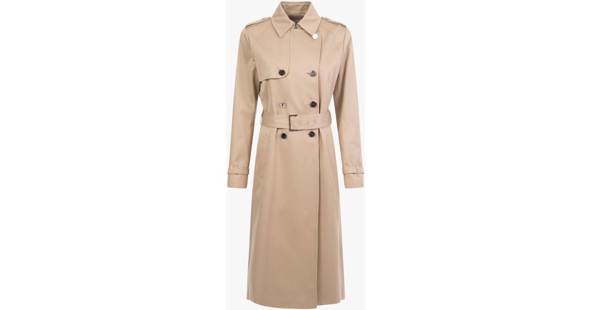 Ted Baker Robbii Lightweight Trench Coat in Natural | Lyst UK