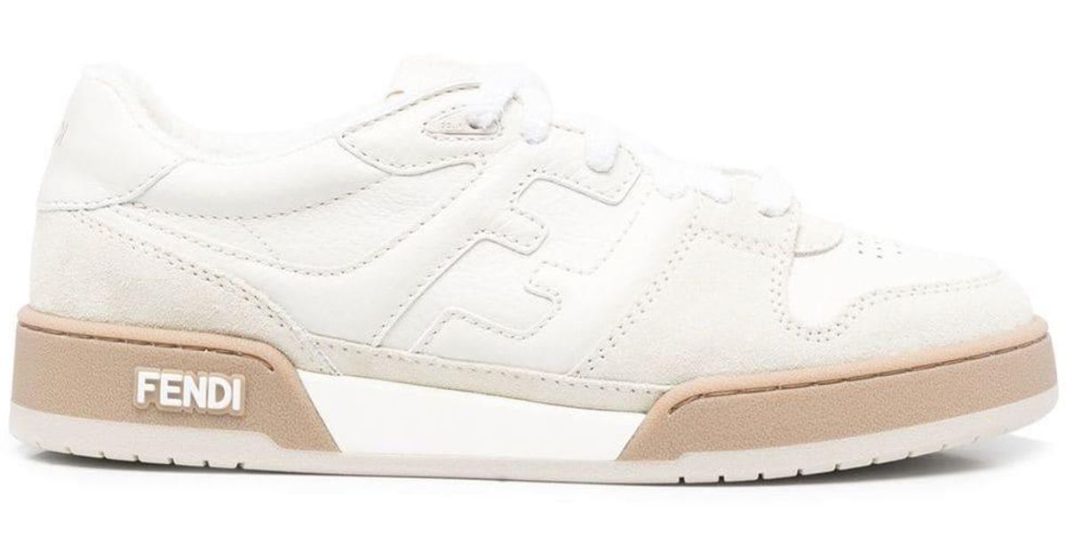 womens white fendi trainers