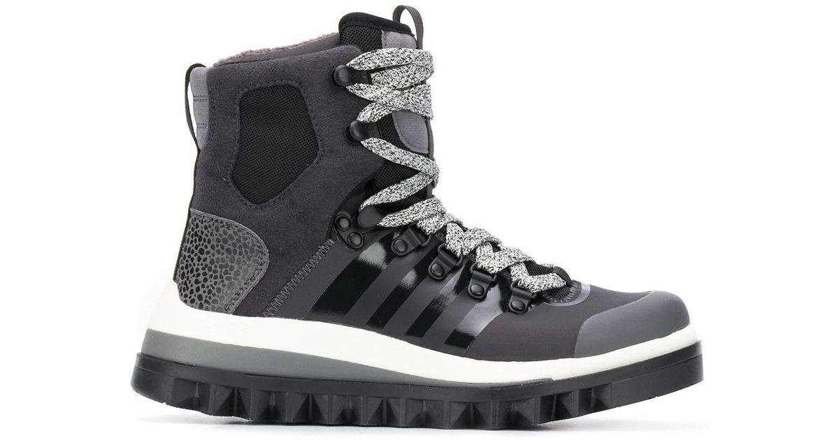 Adidas By Stella Mccartney Eulampis Hiking Boots In Black Lyst