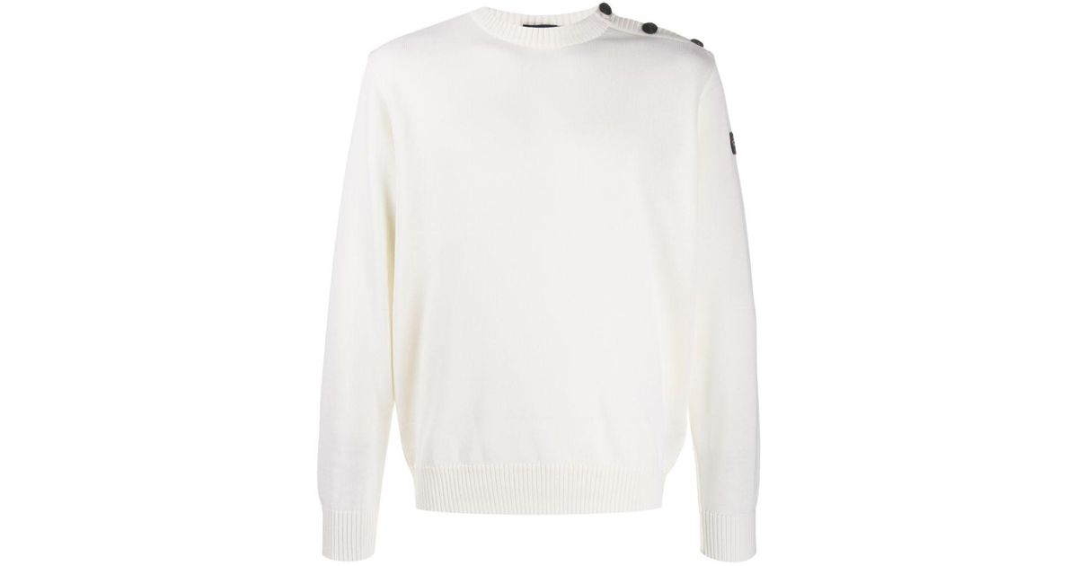 paul and shark button shoulder jumper