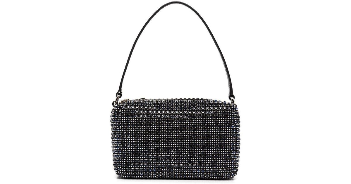 Alexander Wang Heiress Crystalembellished Pouch Bag in Blue Lyst Australia