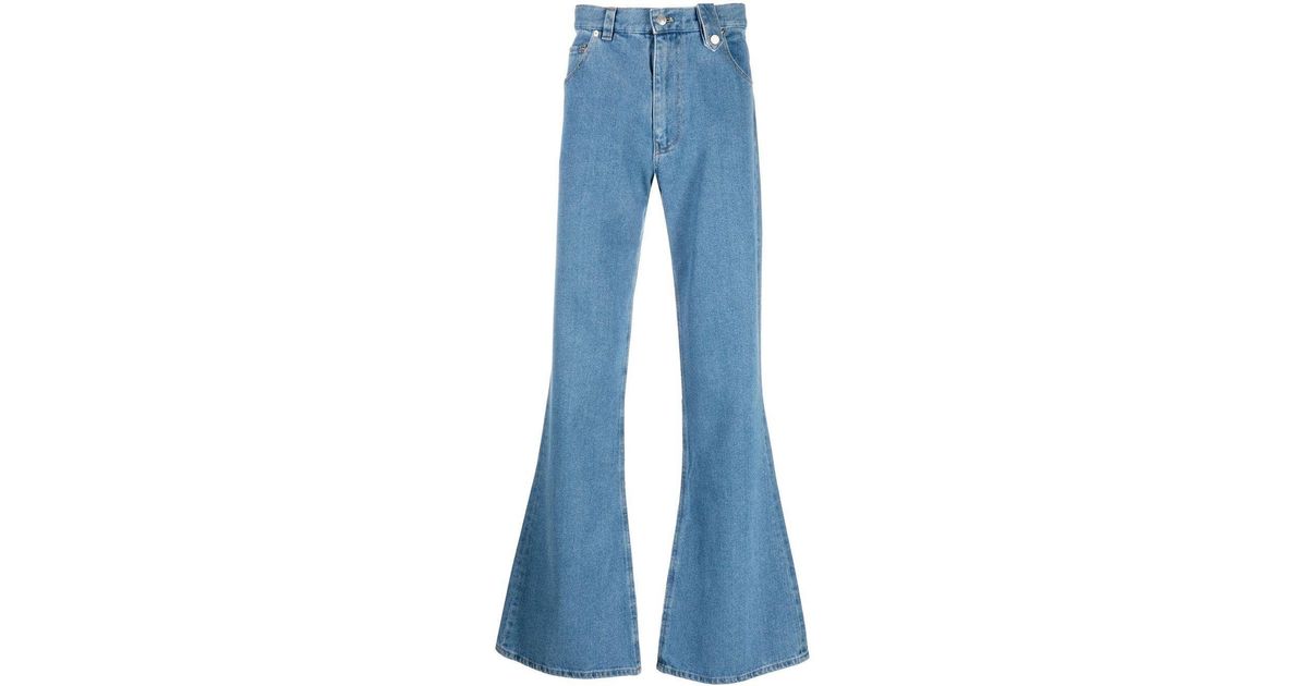 Egonlab Flaredleg Denim Jeans in Blue for Men Lyst