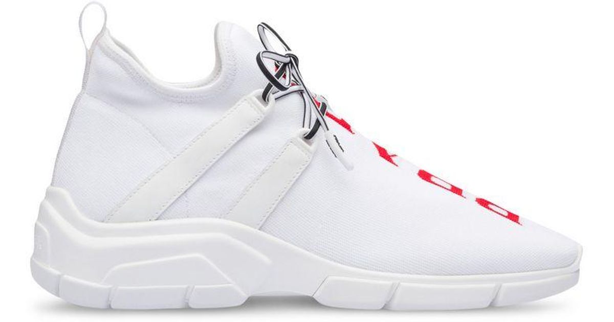 prada fabric trainers