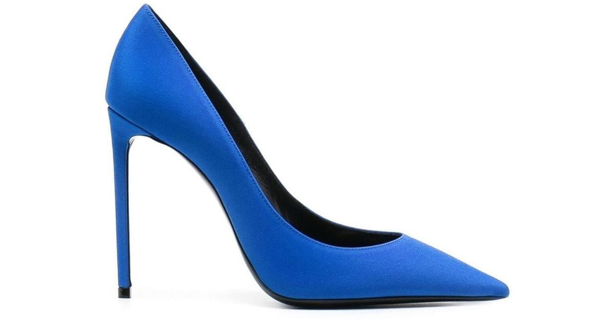 saint laurent women's zoe pointed toe pumps