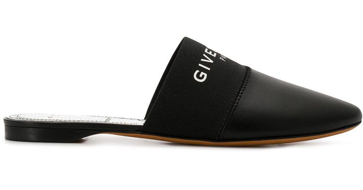 givenchy black bedford mules