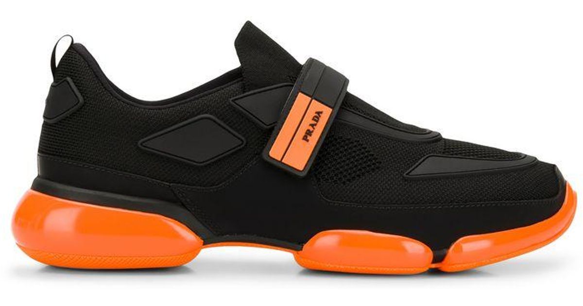 prada orange shoes