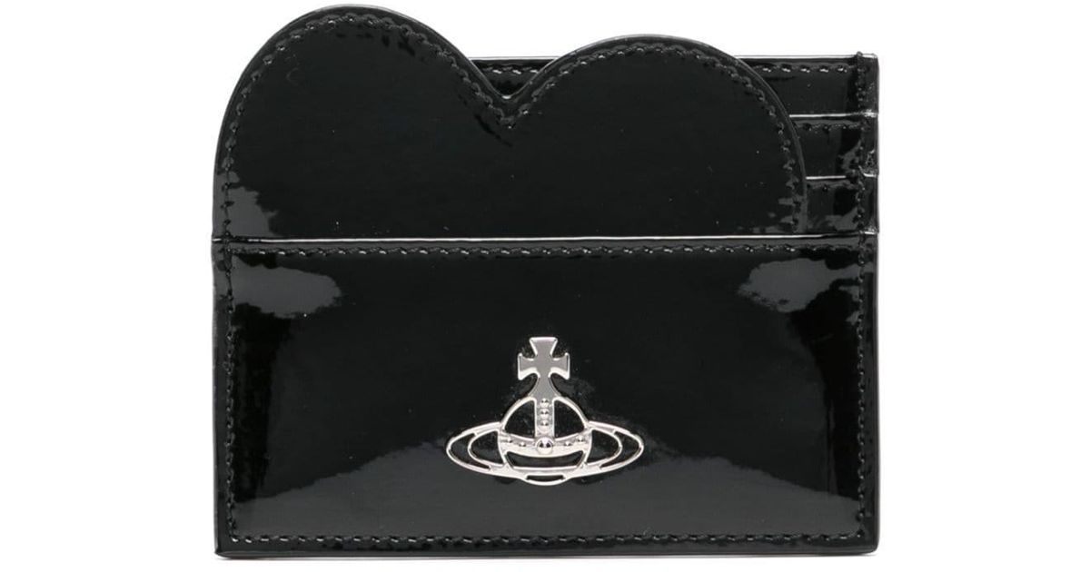 Vivienne Westwood Women's Card Holder Heart Black