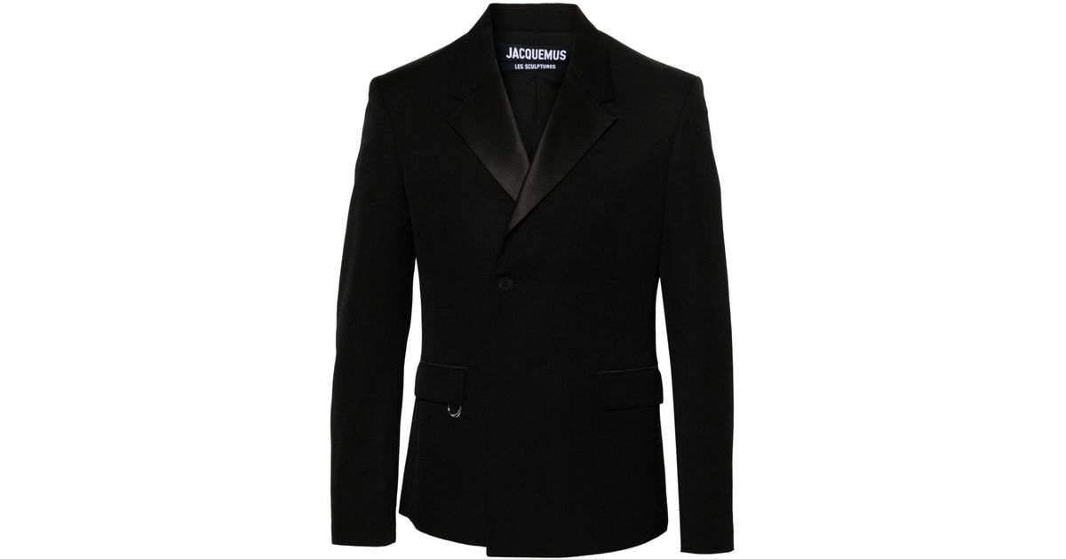 Jacquemus La Veste Cuadrada wool blazer - Black