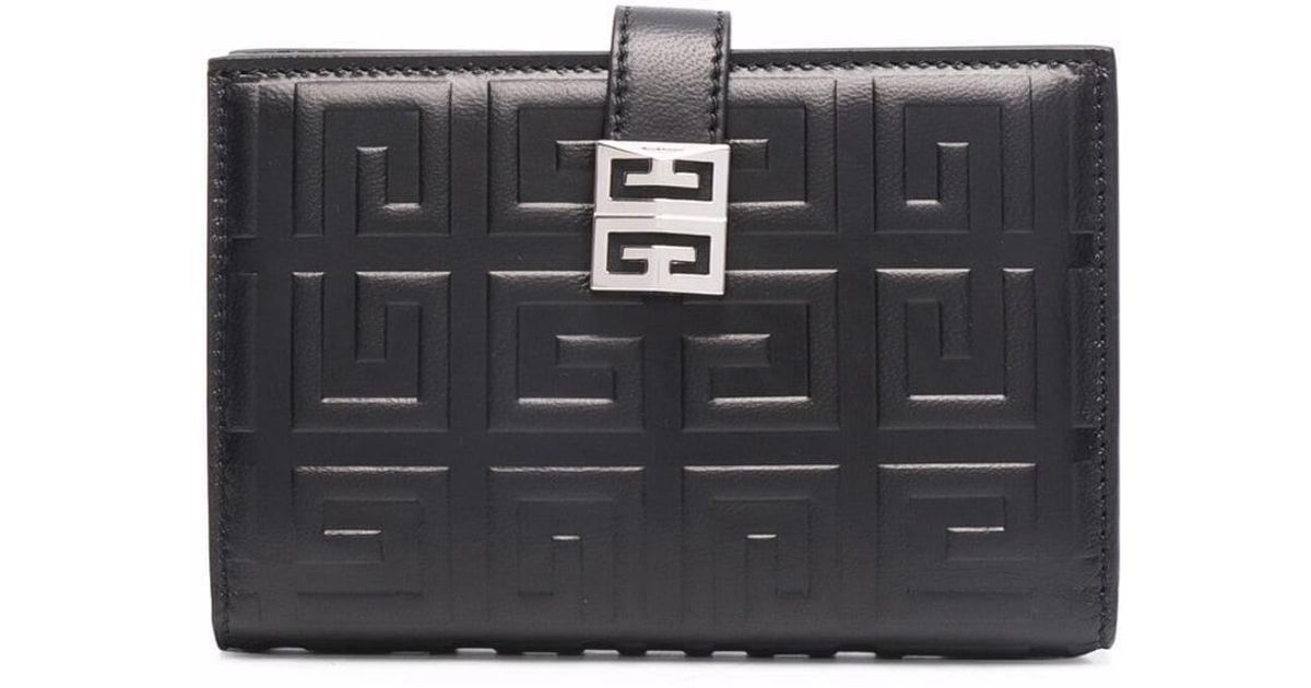 Givenchy 4g Leather Wallet in Black - Save 20% - Lyst