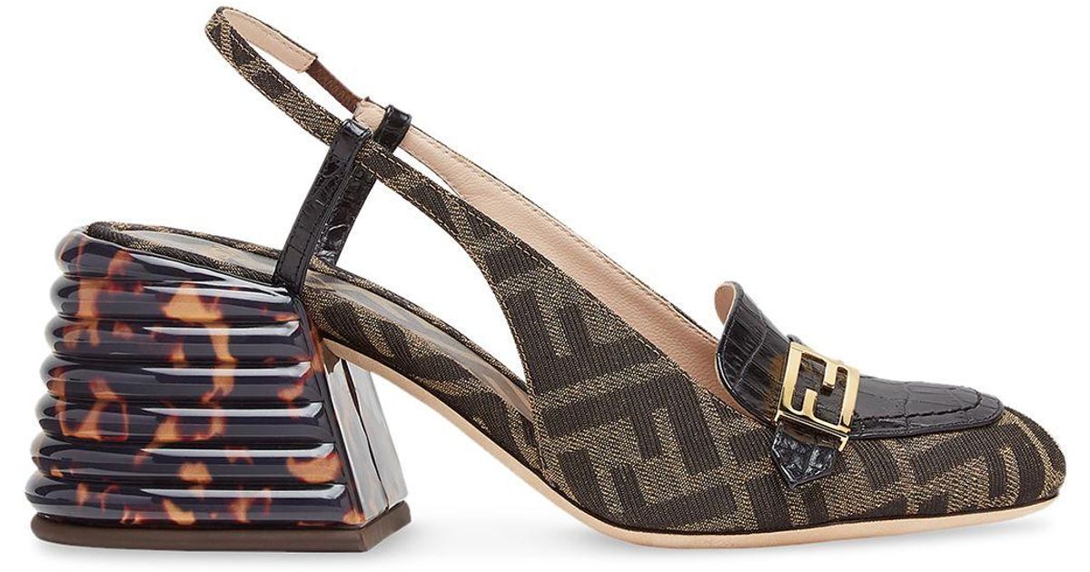 fendi sling back