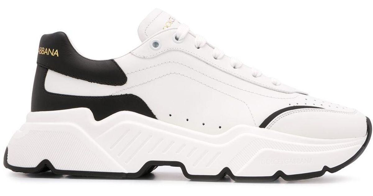 Dolce & Gabbana Leather Day Master Sneakers in White for Men - Save 67%