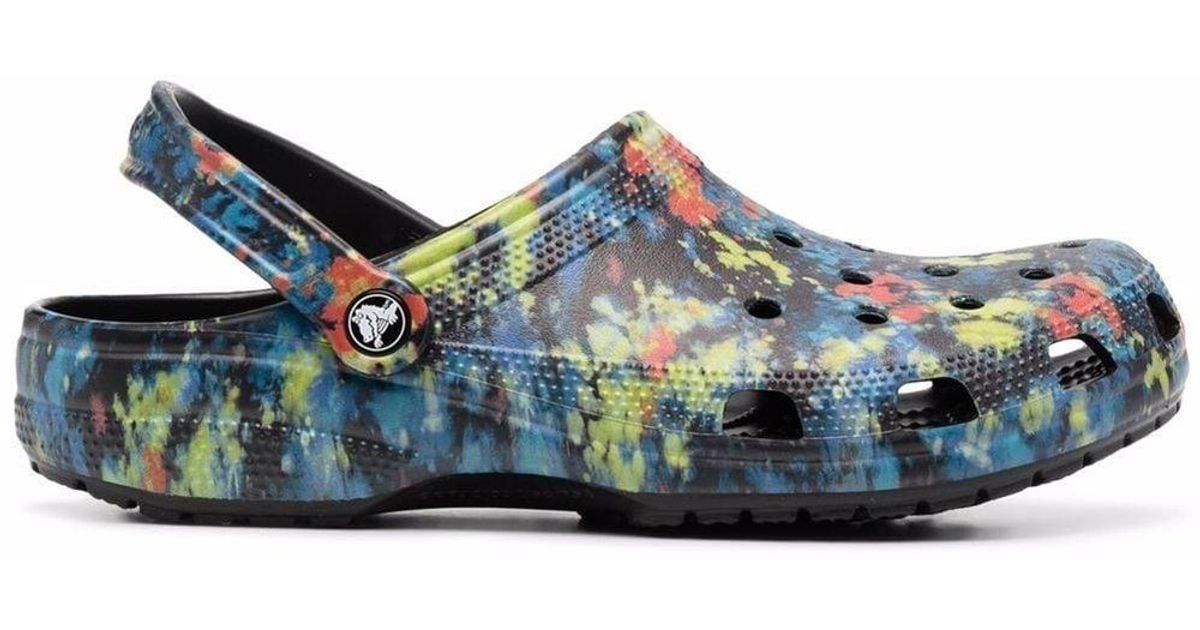 Crocs™ Classic Tiedye Clogs in Black for Men Lyst UK