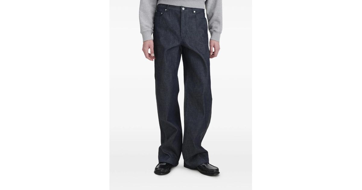 A.p.c. X Frgmt A. P.C. X Frgmt Logo-Detail Denim Jeans in Blue for Men ...