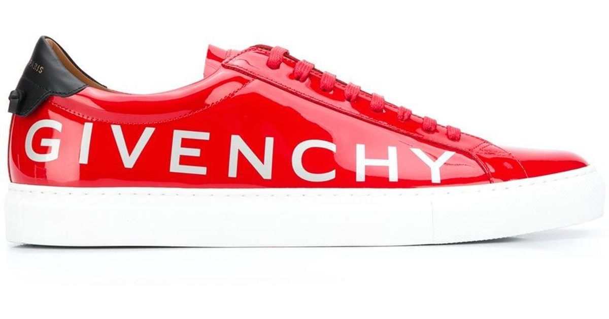 all red givenchy sneakers
