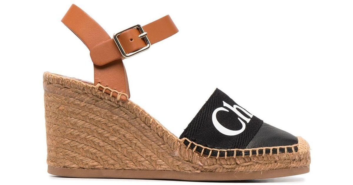 chloe leather espadrilles