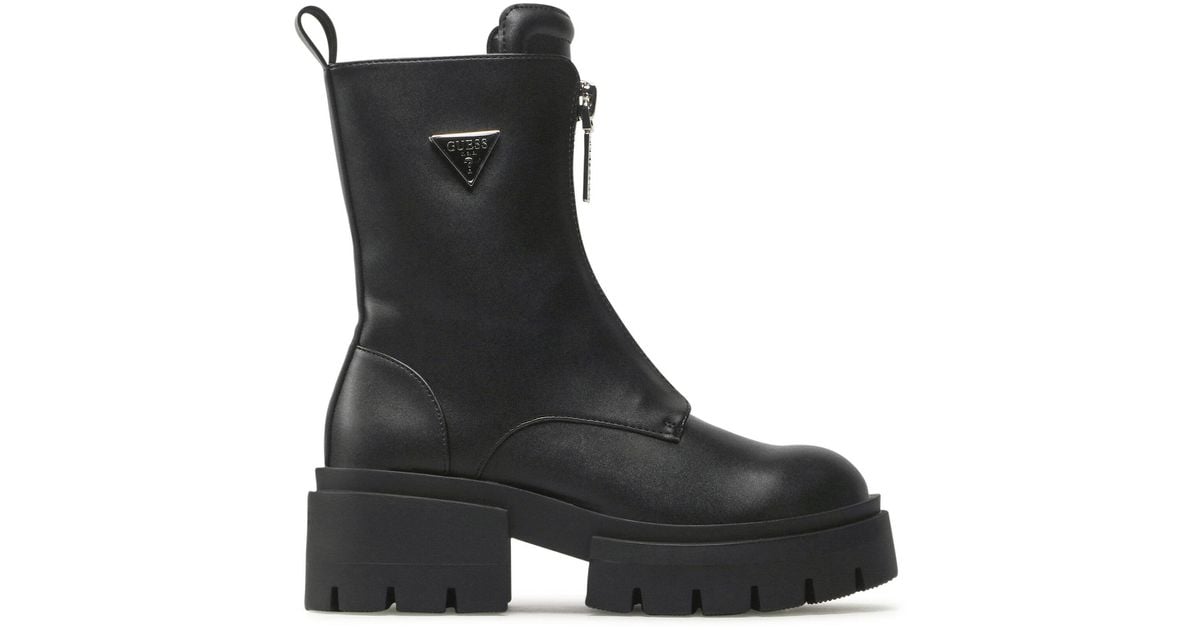 Guess Stiefeletten leila fl8lei ele10 black Lyst DE