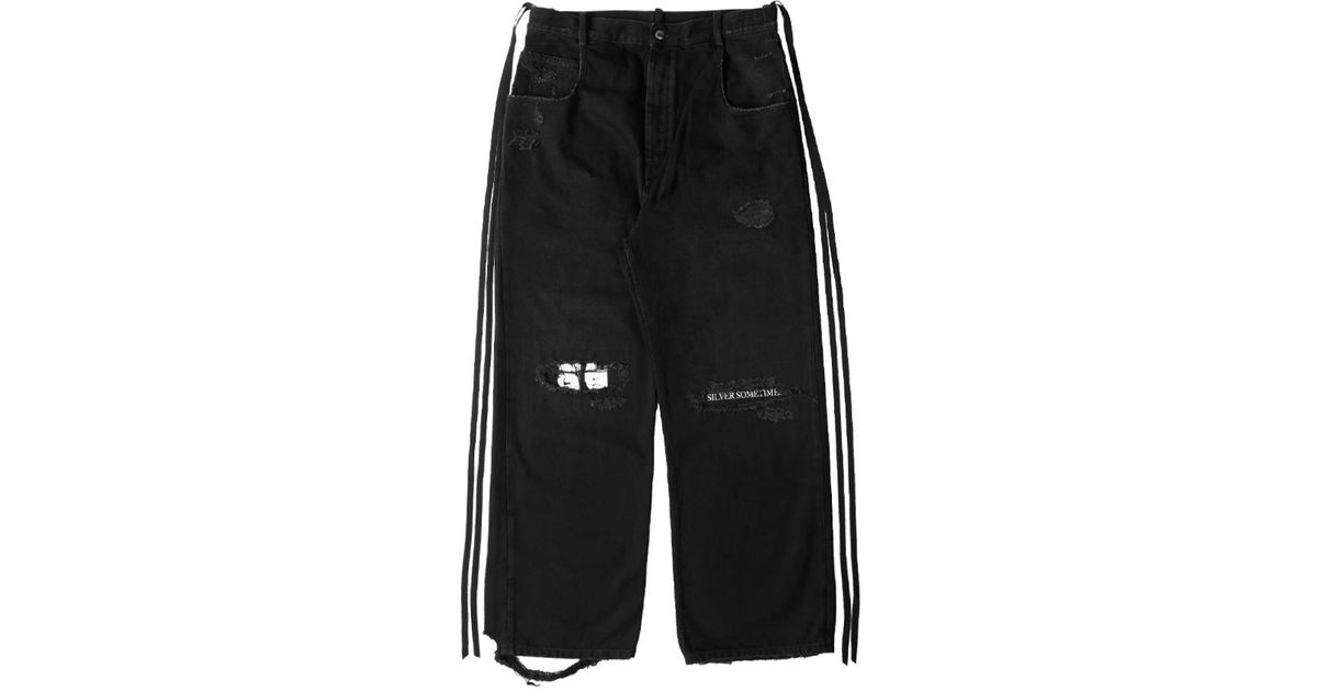 Ann Demeulemeester Olan 5-Pocket High Comfort Trousers in Black