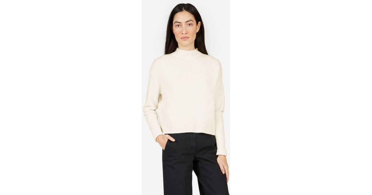 everlane mock neck sweater