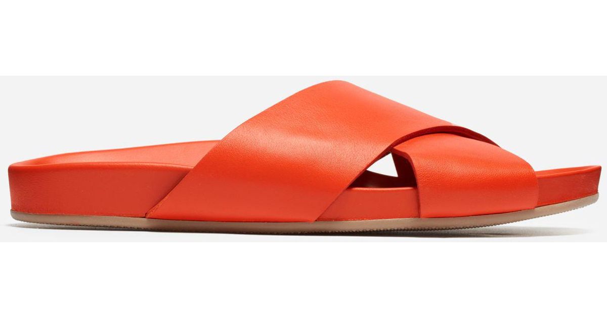 Everlane Leather The Form Crossover Sandal - Lyst