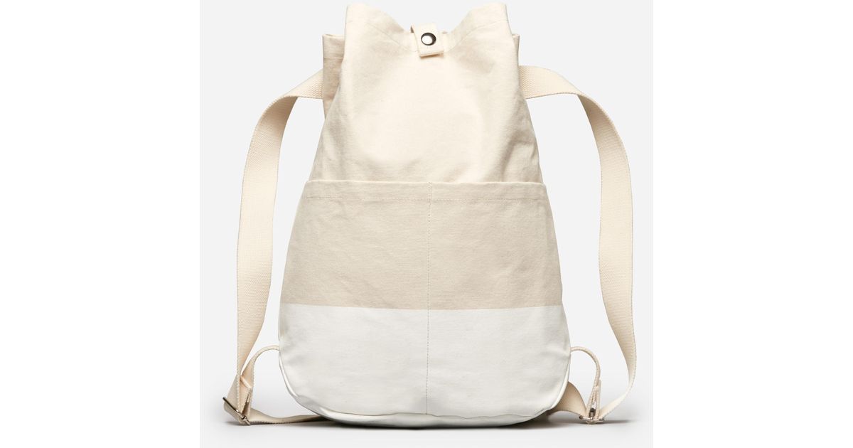 everlane the beach canvas backpack