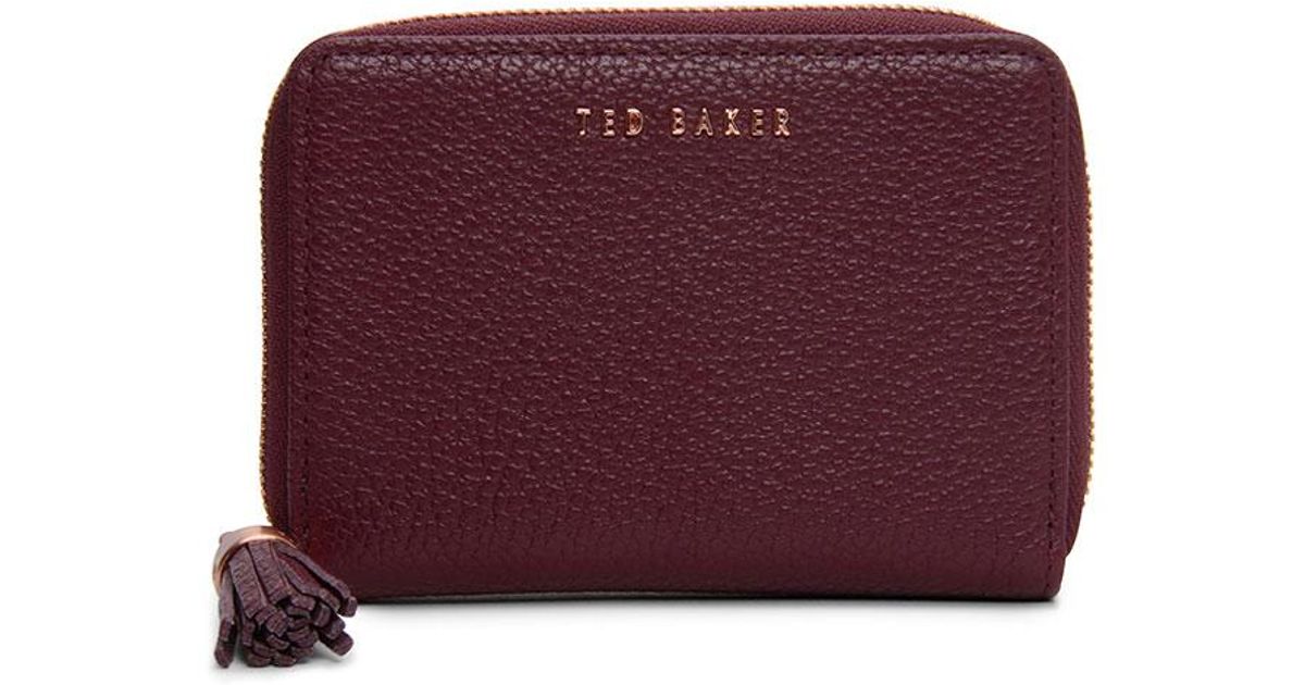 ted baker burgundy purse