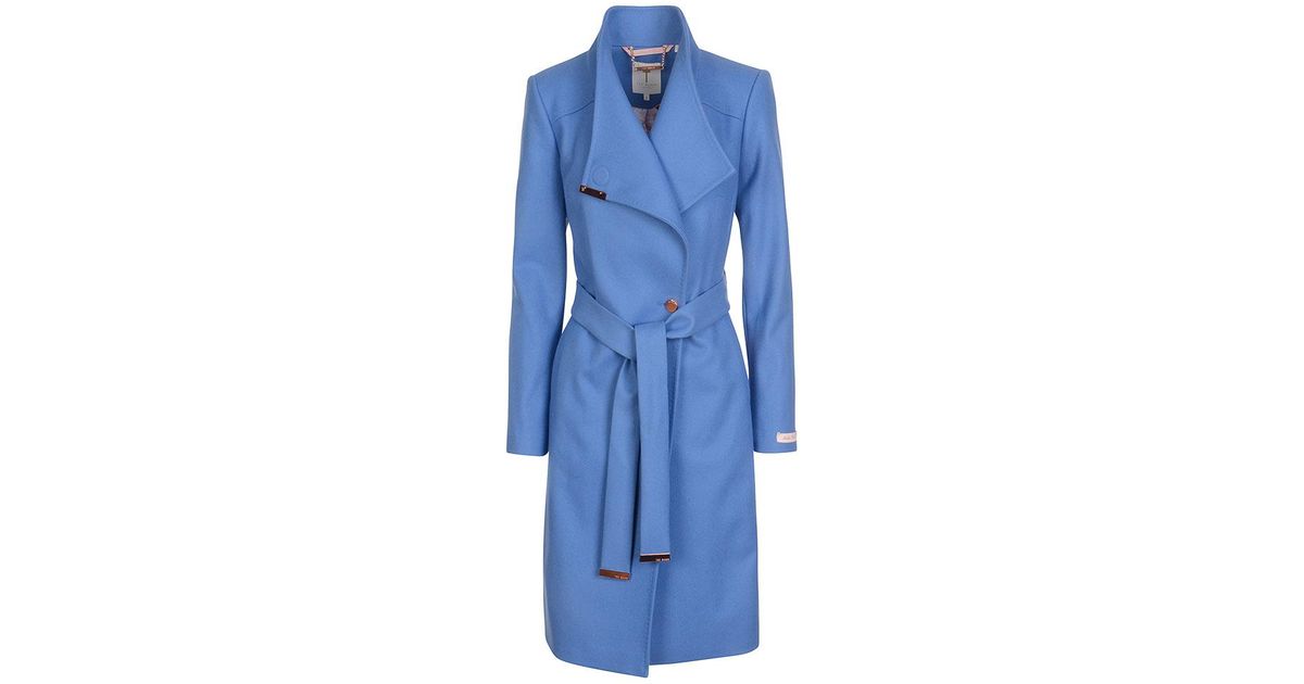 ted baker sandra blue coat
