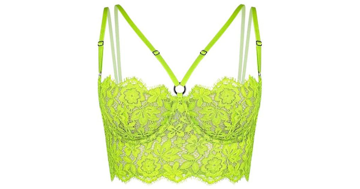 MONIQUE MORIN LINGERIE Firsson Bustier in Yellow | Lyst