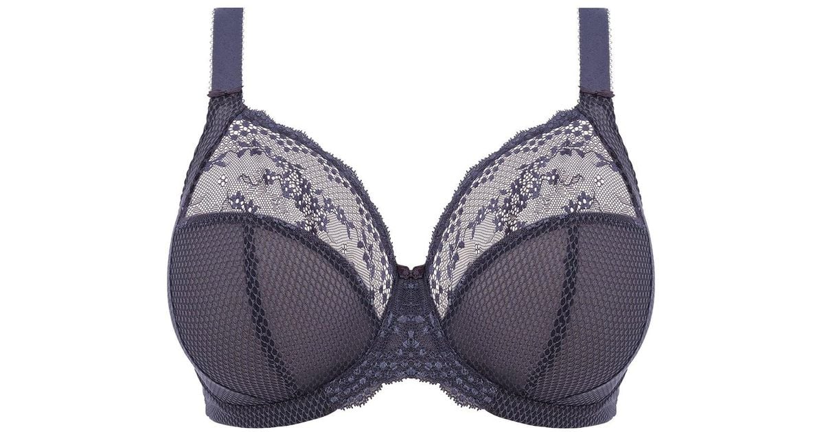 Elomi Charley Bra Storm Solid Blue Lyst